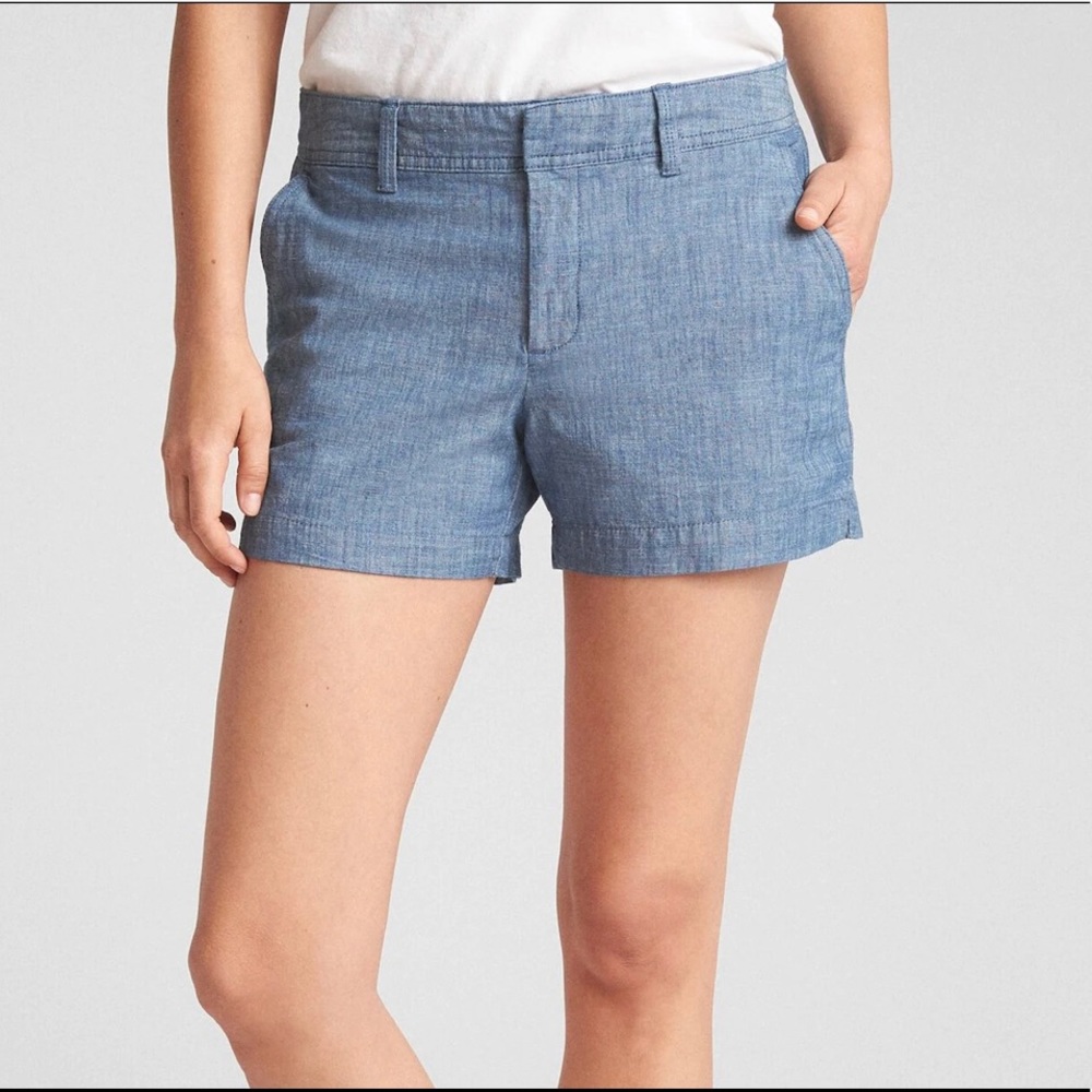 🇺🇸Tommy Hilfiger Blue Cotton/Linen Chino Shorts